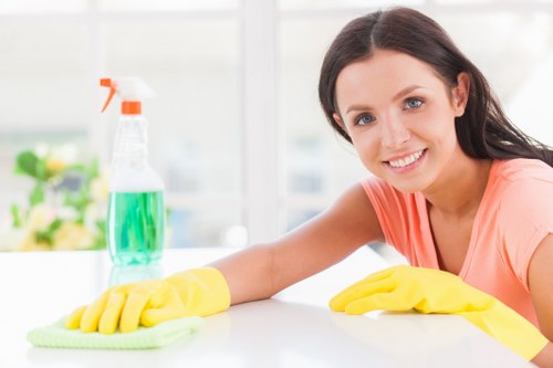 Professional hard floor cleaning for a Ruislip home hallway