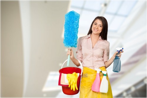 Professional stain removal inspection in a Ruislip property