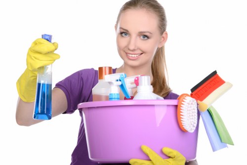 Deep cleaning hard flooring in a Ruislip kitchen